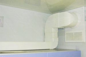 Установка воздуховода для кухонной вытяжки в Уфе